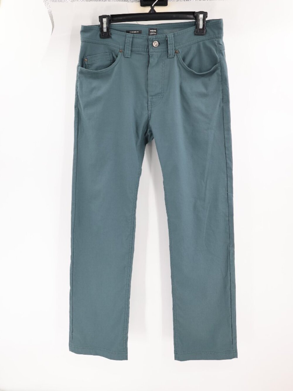 prAna Pants Mens 32 L29 Brion II Standard Fit Nylon Stretch Hiking Outdoor Green